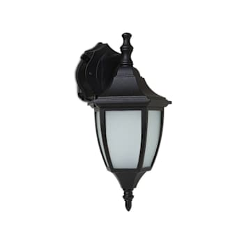 Seasons Porch 6.75 X 14 In. 1-Light Outdoor Lantern Black