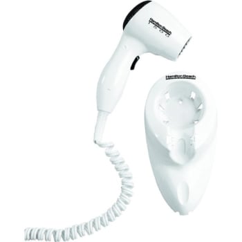 Image for Hamilton Beach 1500 Wall Mount Hair Dryer (White) from HD Supply