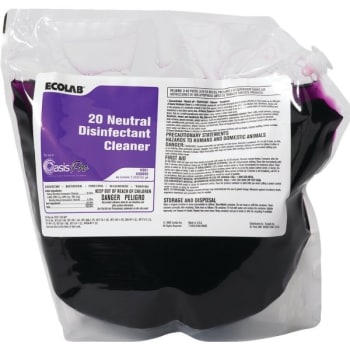 Image for Ecolab® 20 Neutral Disinfectant Cleaner 2 Liter, Case Of 2 from HD Supply