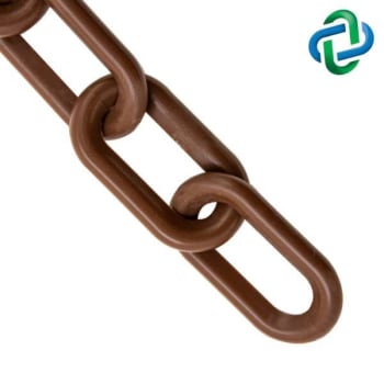 Image for Mr. Chain 1 Inch X 25 Ft. Brown Plastic Barrier Chain from HD Supply