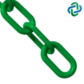 Image for Mr. Chain 1 Inch X 25 Ft. Green Plastic Barrier Chain from HD Supply