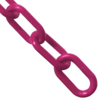 Image for Mr. Chain 1.5 Inch X 100 Ft. Magenta Plastic Barrier Chain from HD Supply