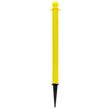 Image for Mr. Chain Yellow Heavy Duty Ground Pole from HD Supply