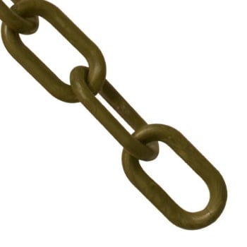 Image for Mr. Chain 2 Inch X 100 Ft. Khaki Gold Plastic Barrier Chain from HD Supply