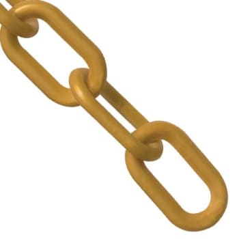 Image for Mr. Chain 1.5 Inch X 25 Ft. Gold Plastic Barrier Chain from HD Supply