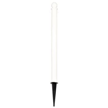 Image for Mr. Chain White Medium Duty Ground Pole from HD Supply