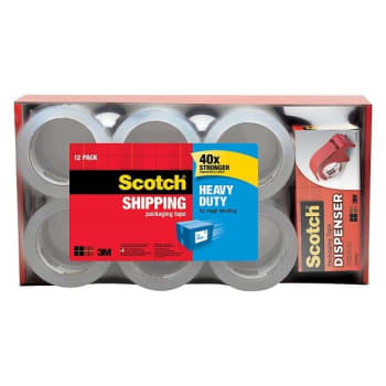 Image for Scotch® Heavy-Duty Packaging Tape Package Of 12 from HD Supply