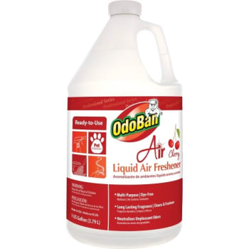 OdoBan 1 Gallon Cherry Scent Liquid Air Freshener and Deodorizer
