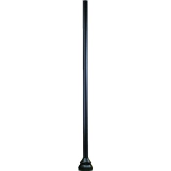 Image for Liteco 12' Commercial Post And Base, 9-1/4H X 11" Dia, Black Aluminum from HD Supply