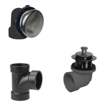 Image for Westbrass Illusionary Overflow Sch 40 Abs Plumbers Pack With Lift & Turn Drain from HD Supply