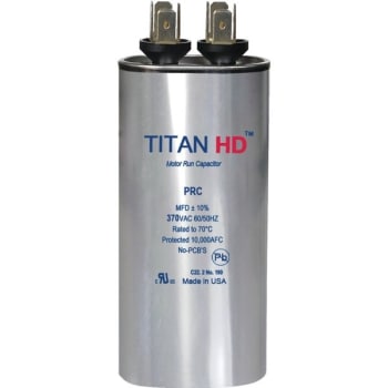 Image for Packard TITAN HD Run Capacitor 17.5 MFD 370 Volt Round, Box Of 5 from HD Supply