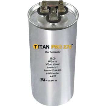 Image for Packard TITAN PRO Run Capacitor 80+10 MFD 370 Volt Round, Box Of 5 from HD Supply
