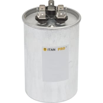 Image for Titan® 440 Volt 40/5 MFD Round Run Capacitor from HD Supply