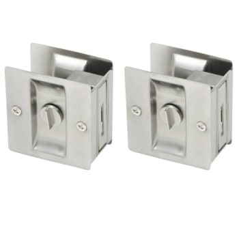 Image for Design House® Pocket Door Privacy Hardware In Satin Nickel, Package Of 2 from HD Supply