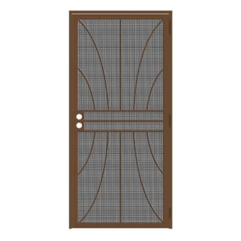 Image for Unique Home Designs 36 In. X 80 In. Meridian Copper Steel Security Door, Screen from HD Supply