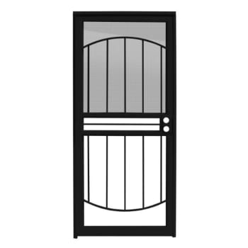 Image for Unique Home Designs 32 In. X 80 In. Arbor Black Mount All Season Security Door from HD Supply