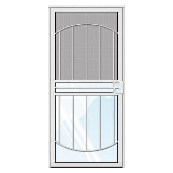 Image for Unique Home Designs 36 In. X 80 In. Arbor White Mount All Season Security Door from HD Supply