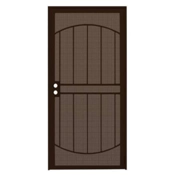 Unique Home Designs 36 In. X 80 In. Arcadamax Copper Steel Security Door