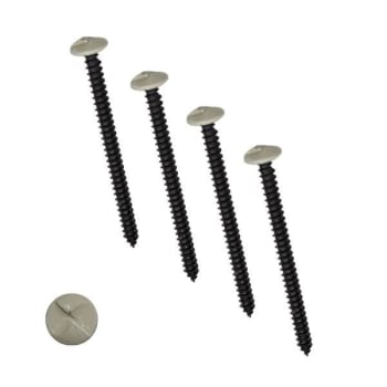 Image for Unique Home Designs 4 In. Navajo White One-Way Screws, Package Of 4 from HD Supply