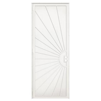 Unique Home Designs 36 In. X 96 In. Solana Navajo White Security Door