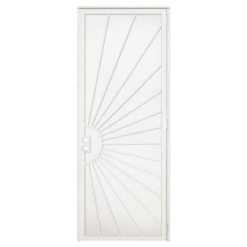 Image for Unique Home Designs 36 In. X 96 In. Solana Navajo White Left Steel Security Door from HD Supply