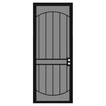 Image for Unique Home Designs 36 In. X 96 In. Arcada Black Right Steel Security Door from HD Supply