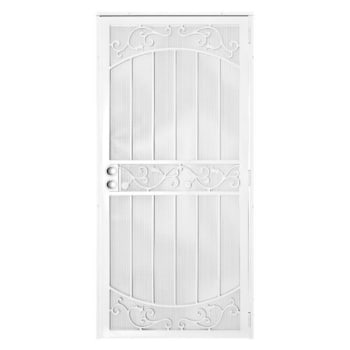 Image for Unique Home Designs 36 In. X 80 In La Entrada White Surface Steel Security Door from HD Supply
