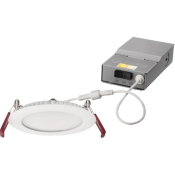 Lithonia Lighting® WF 4" LED Housing-Free Recessed Downlight, Switchable Color Temp (3000-5000K), White