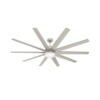 Image for Hunter® Overton 72 In. Led Ceiling Fan W/ Light (Matte Nickel) from HD Supply