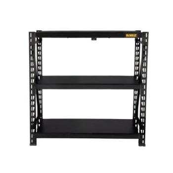Image for Dewalt 4 Foot Tall Black Frame,3 Shelf Industrial Storage Rack from HD Supply