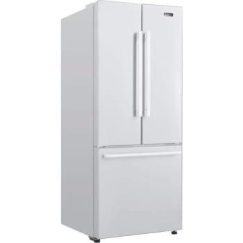 Galanz 16-Cu. Ft. 3-Door French Door Refrigerator, White