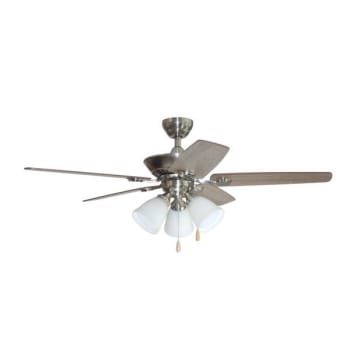 Image for Litex 48 in. LED Ceiling Fan w/ Light (Silver) from HD Supply