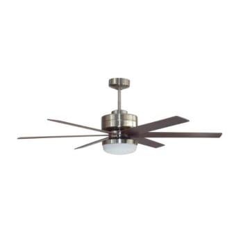 Image for Litex Rossman 54 in. LED Ceiling Fan w/ Light (Silver) from HD Supply
