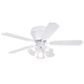 Image for Westinghouse Contempra Trio 42 In. 5-Blade LED Ceiling Fan With Light (White) from HD Supply