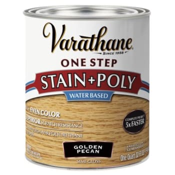 Varathane One Step Wood Stain And Polyurethane, Golden Pecan, 1 Qt, Case Of 2