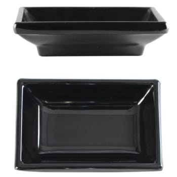 Image for Thunder Group 2 Oz 3-3/4 x 2-1/2" Sauce Dish Black Package Of 12 from HD Supply