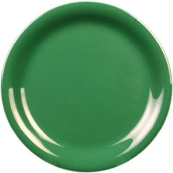 Image for Thunder Group 9" Narrow Rim Plate Green Package Of 12 from HD Supply