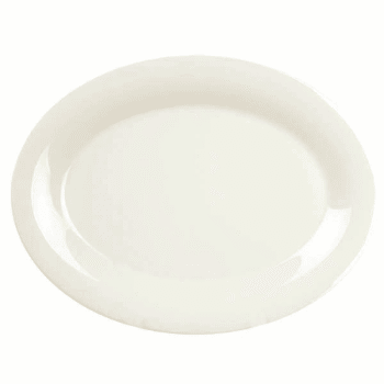 Image for Thunder Group 12 X 9" Platter Ivory Package Of 12 from HD Supply