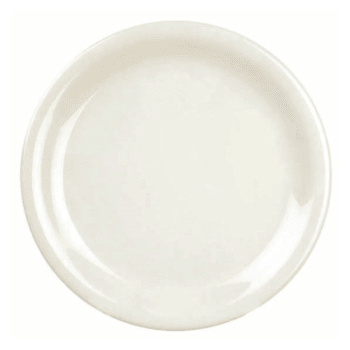 Thunder Group 6-1/2" Narrow Rim Plate Ivory Package Of 12
