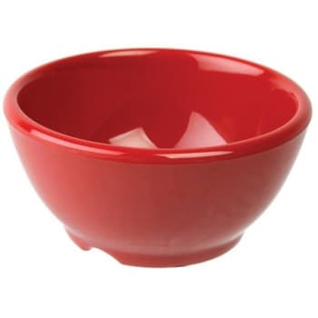 Thunder Group 10 Oz 4-5/8" Soup Bowl Pure Red Package Of 12