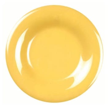 Image for Thunder Group 9-1/4" Wide Rim Plate Yellow Package Of 12 from HD Supply