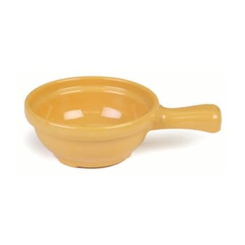 Image for Thunder Group 10 Oz 4.25x 6-.75 X 2" Soup Bowl W/ Handle Yellow Package Of 12 from HD Supply