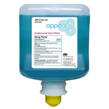 Appeal 1 Liter Cartridge Antibacterial Foam Hand Soap Case Of 4
