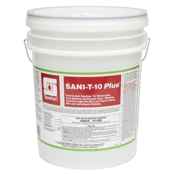Image for Spartan Sani-T-10 Plus 5 Gallon Food Contact Sanitizer from HD Supply