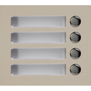 Image for Aiphone Communications Gt Series Multi-Tenant Intercom 4-Call Panel from HD Supply
