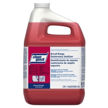 Image for Clean Quick 1 Gallon Broad Range Quaternary Closed Loop Sanitizer Liquid from HD Supply