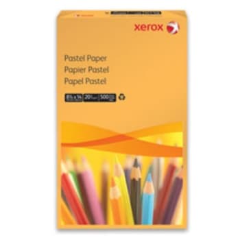 Xerox® Multipurpose Pastel Color Paper, 8-1/2" x 14", Goldenrod, Package Of 500