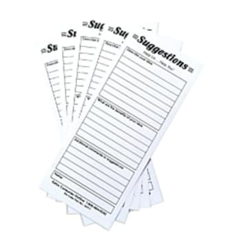Safco Suggestion Box Card (25-Pack)