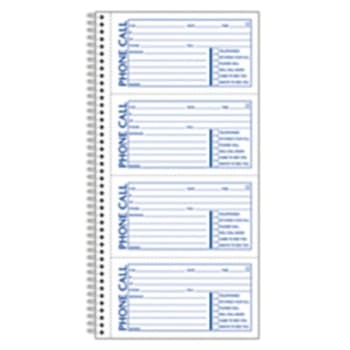 Image for Adams® Spiral Bound Phone Message Book from HD Supply