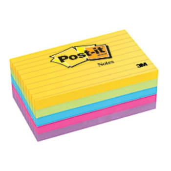Image for Post-It® 3in x 5in Notes Ultra Collection, 100 Sheets, Package Of 5 from HD Supply